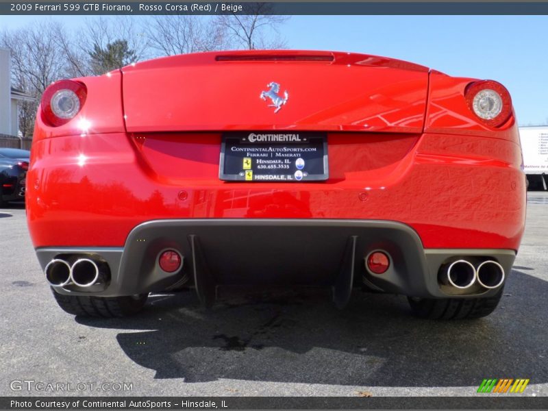 Rosso Corsa (Red) / Beige 2009 Ferrari 599 GTB Fiorano