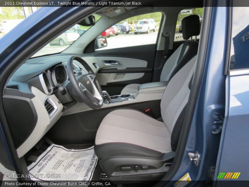 Twilight Blue Metallic / Light Titanium/Jet Black 2011 Chevrolet Equinox LT