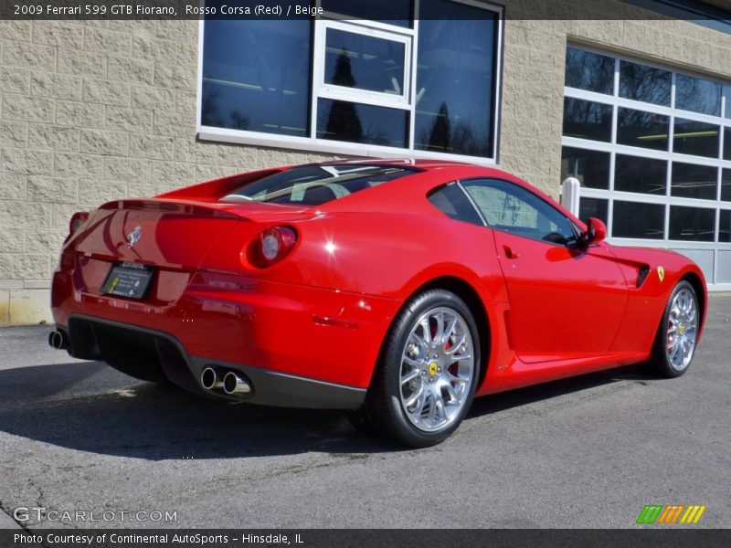 Rosso Corsa (Red) / Beige 2009 Ferrari 599 GTB Fiorano