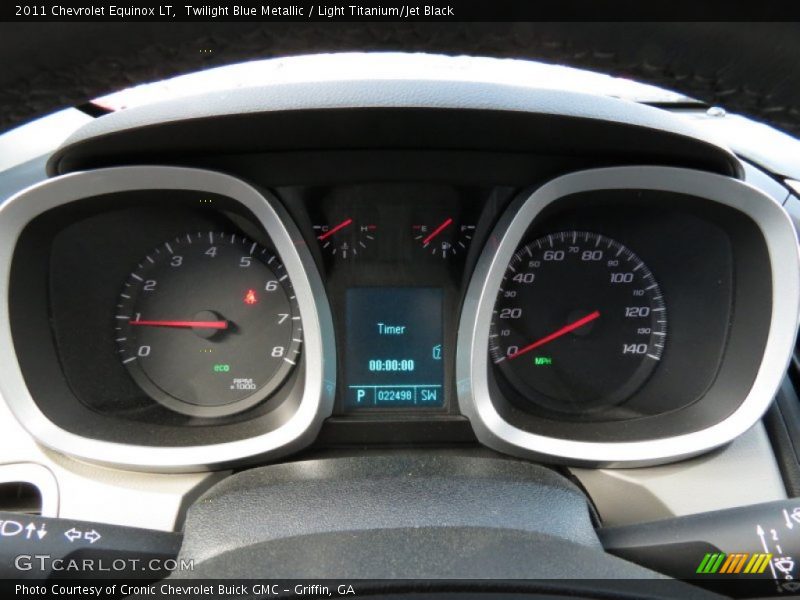 Twilight Blue Metallic / Light Titanium/Jet Black 2011 Chevrolet Equinox LT