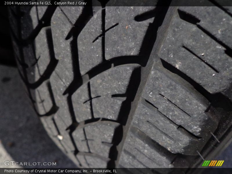 Canyon Red / Gray 2004 Hyundai Santa Fe GLS