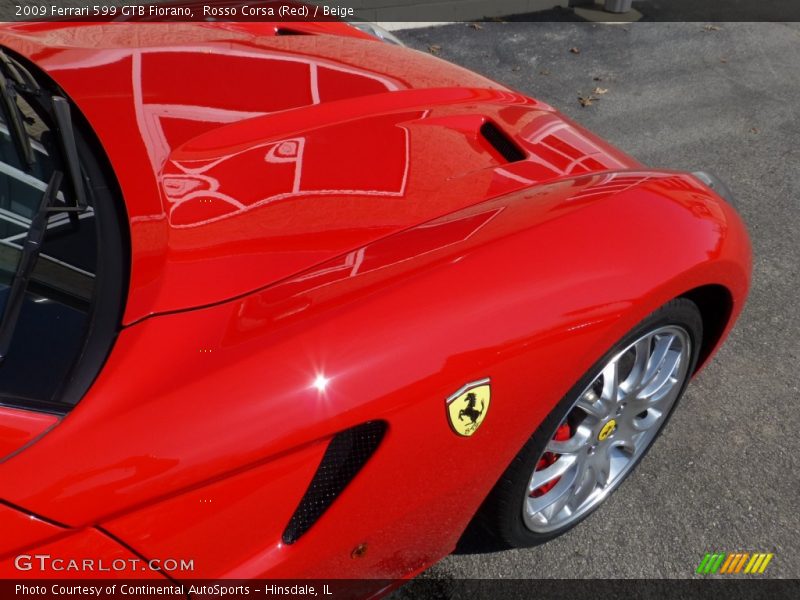 Rosso Corsa (Red) / Beige 2009 Ferrari 599 GTB Fiorano