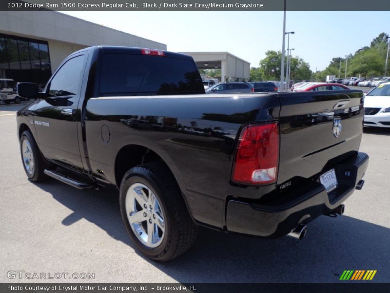 Black / Dark Slate Gray/Medium Graystone 2012 Dodge Ram 1500 Express Regular Cab