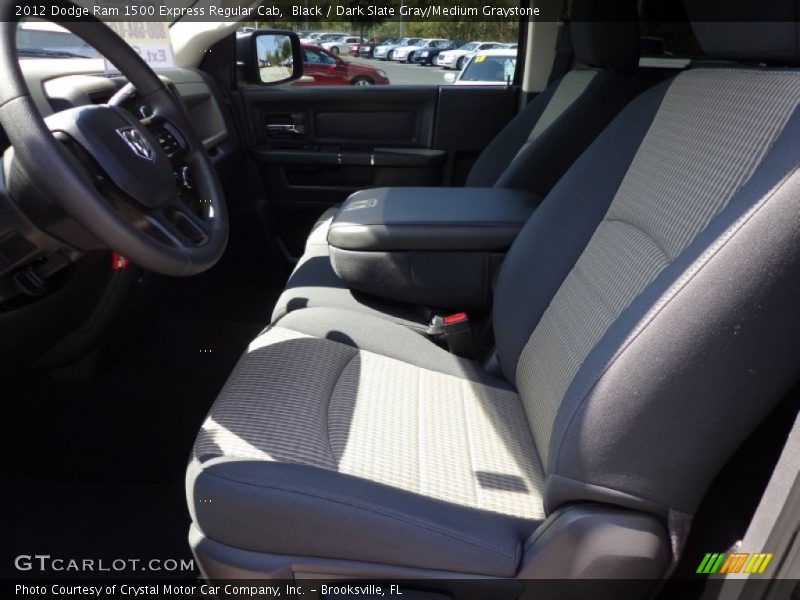Black / Dark Slate Gray/Medium Graystone 2012 Dodge Ram 1500 Express Regular Cab