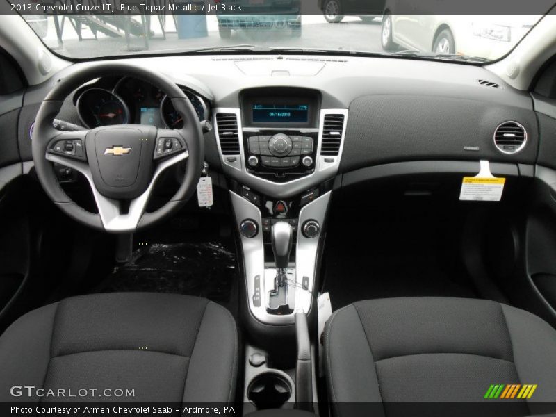 Blue Topaz Metallic / Jet Black 2013 Chevrolet Cruze LT