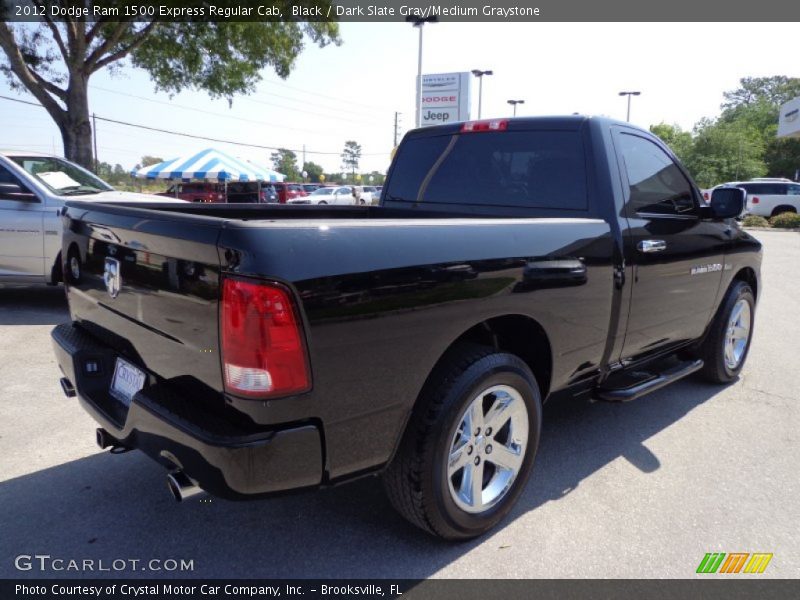 Black / Dark Slate Gray/Medium Graystone 2012 Dodge Ram 1500 Express Regular Cab