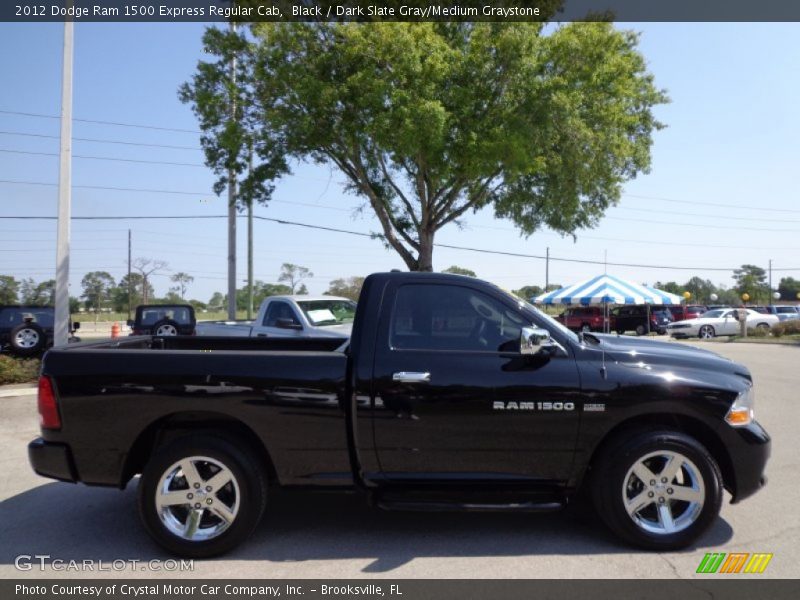 Black / Dark Slate Gray/Medium Graystone 2012 Dodge Ram 1500 Express Regular Cab