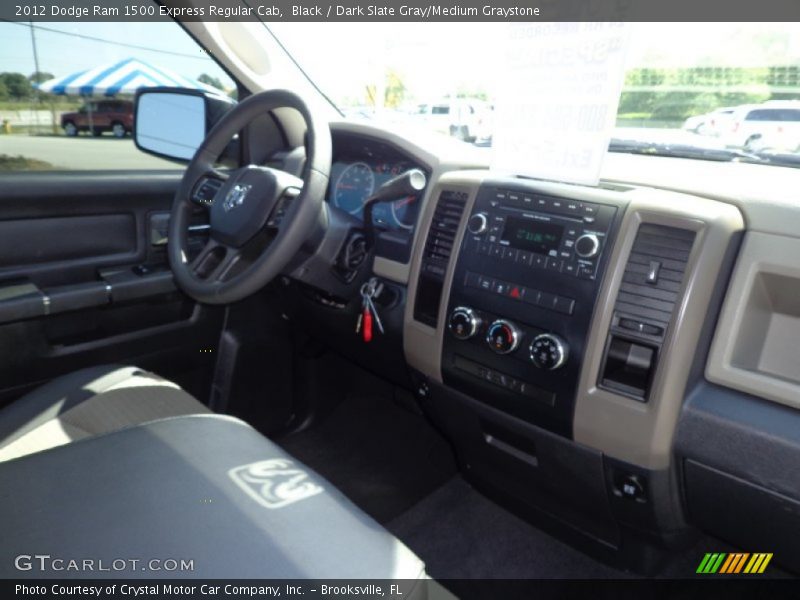 Black / Dark Slate Gray/Medium Graystone 2012 Dodge Ram 1500 Express Regular Cab