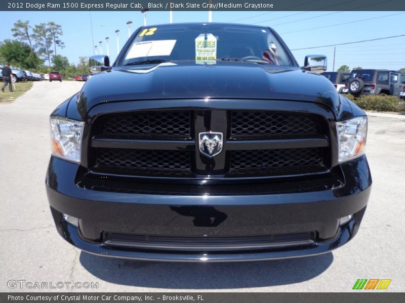 Black / Dark Slate Gray/Medium Graystone 2012 Dodge Ram 1500 Express Regular Cab