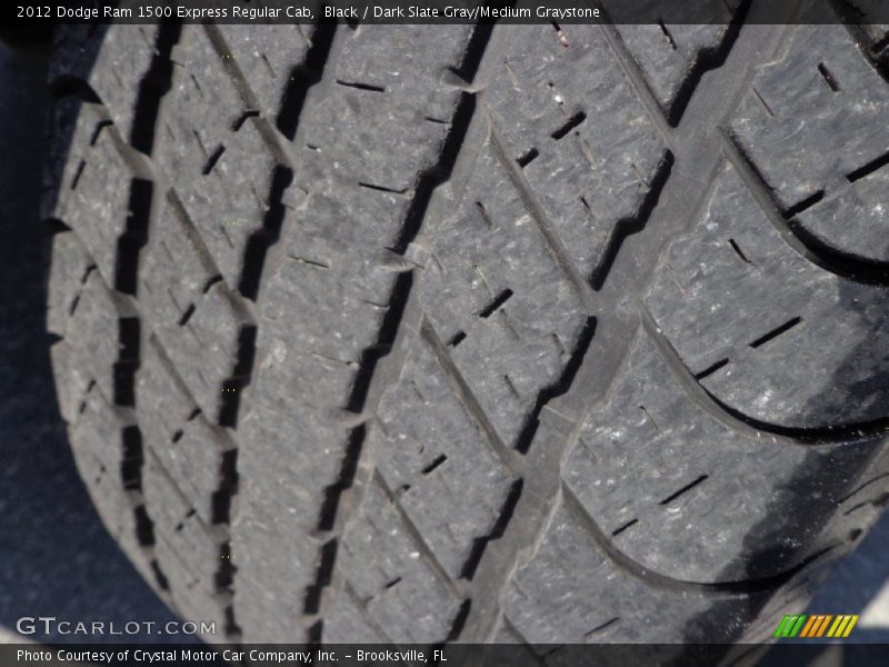 Black / Dark Slate Gray/Medium Graystone 2012 Dodge Ram 1500 Express Regular Cab