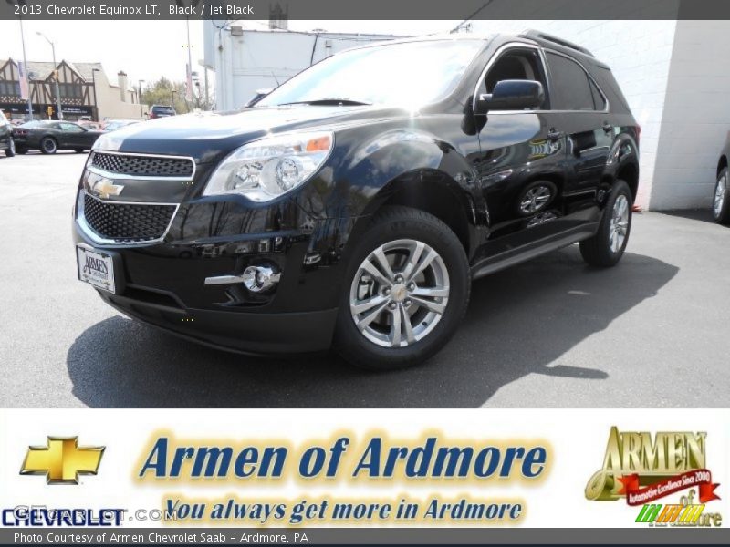 Black / Jet Black 2013 Chevrolet Equinox LT