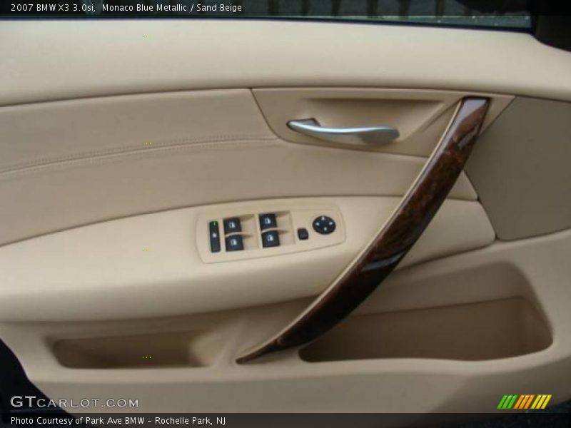 Monaco Blue Metallic / Sand Beige 2007 BMW X3 3.0si