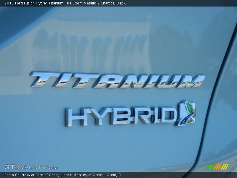  2013 Fusion Hybrid Titanium Logo