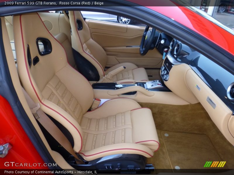  2009 599 GTB Fiorano  Beige Interior