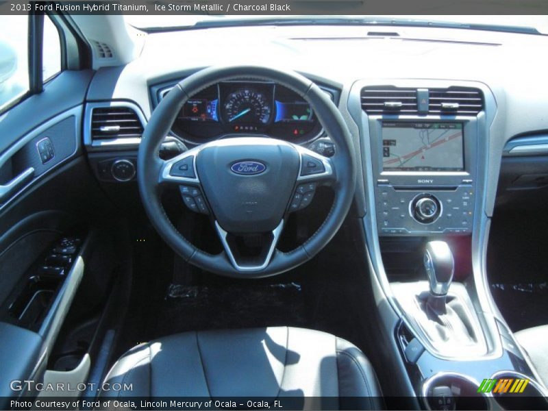 Dashboard of 2013 Fusion Hybrid Titanium