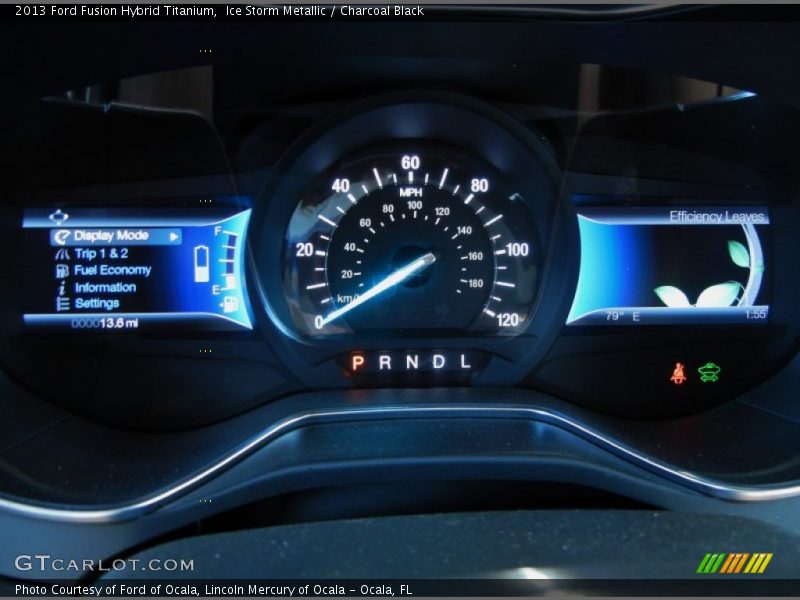  2013 Fusion Hybrid Titanium Hybrid Titanium Gauges