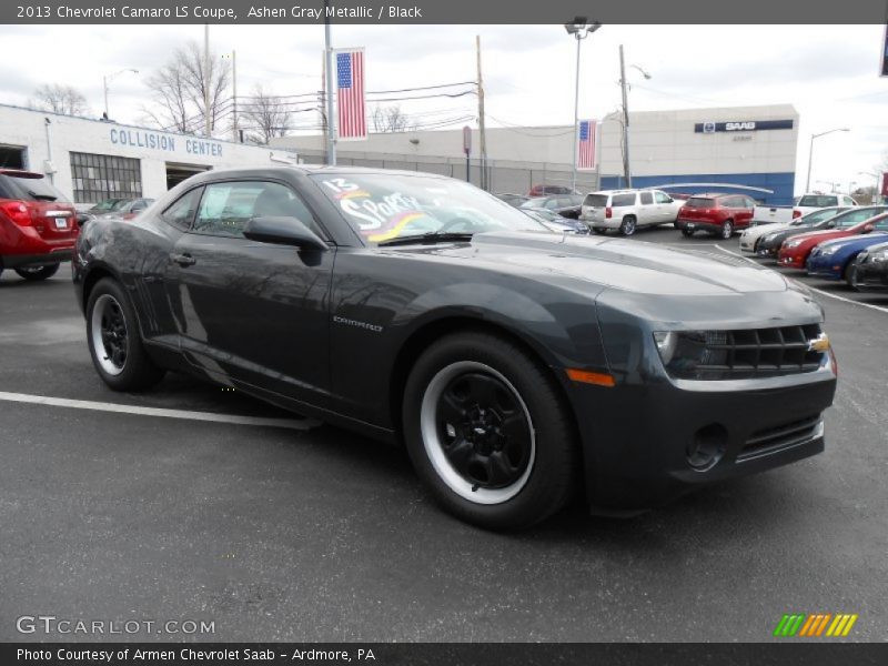 Ashen Gray Metallic / Black 2013 Chevrolet Camaro LS Coupe