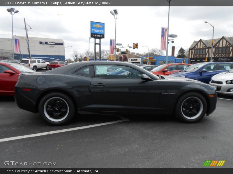 Ashen Gray Metallic / Black 2013 Chevrolet Camaro LS Coupe