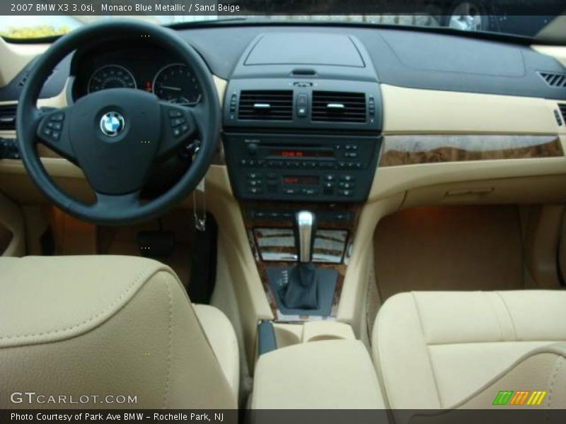 Monaco Blue Metallic / Sand Beige 2007 BMW X3 3.0si
