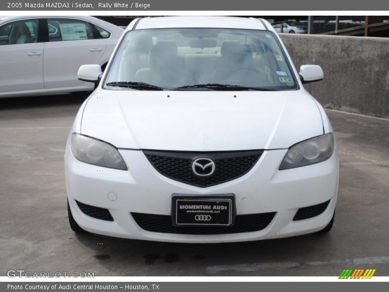 Rally White / Beige 2005 Mazda MAZDA3 i Sedan