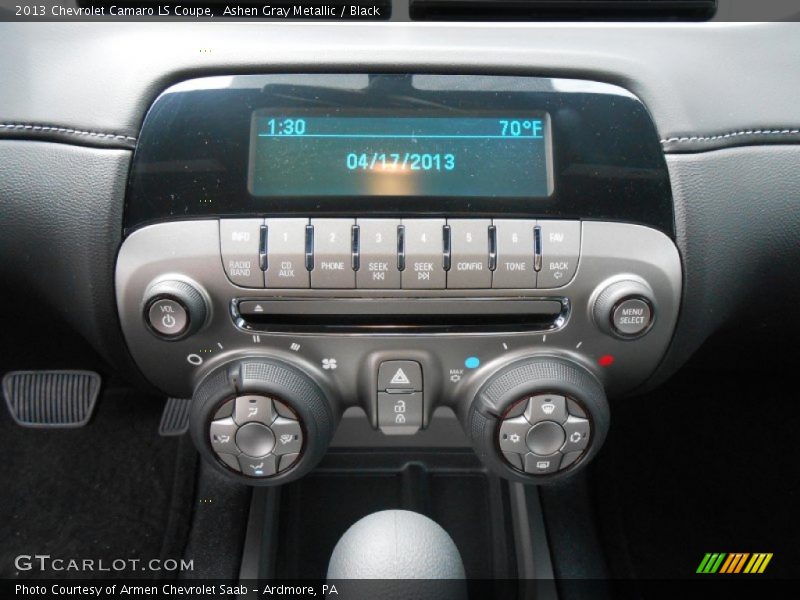 Ashen Gray Metallic / Black 2013 Chevrolet Camaro LS Coupe