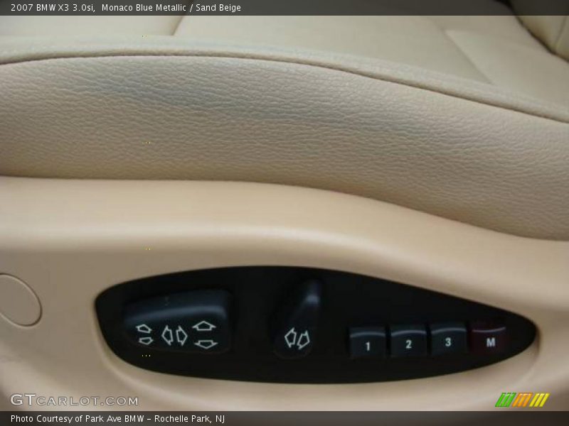 Monaco Blue Metallic / Sand Beige 2007 BMW X3 3.0si
