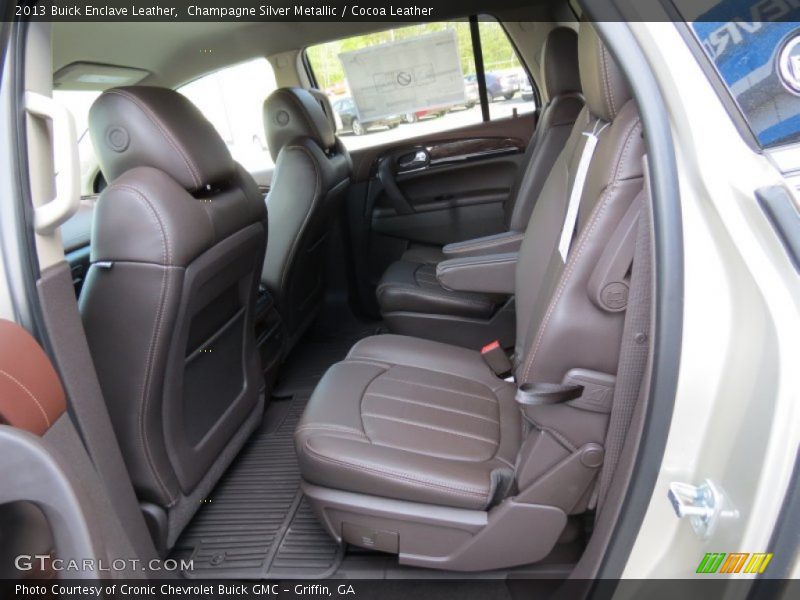 Rear Seat of 2013 Enclave Leather