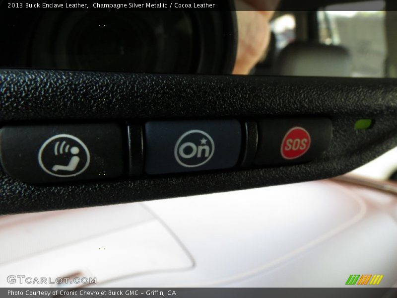 Champagne Silver Metallic / Cocoa Leather 2013 Buick Enclave Leather