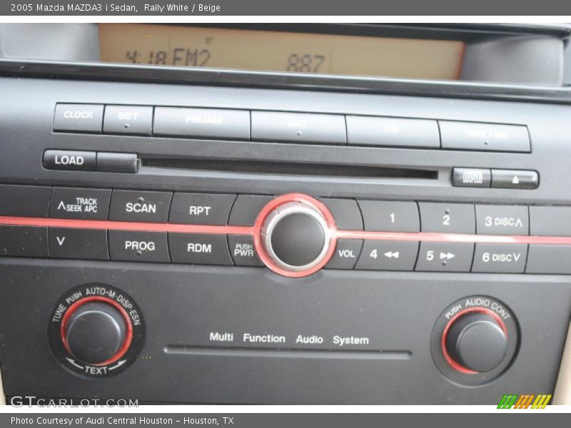 Rally White / Beige 2005 Mazda MAZDA3 i Sedan
