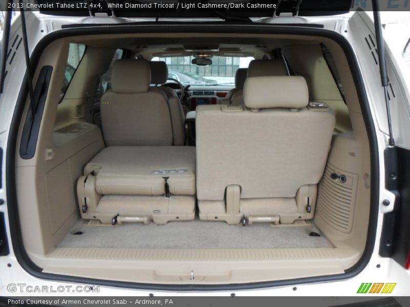 White Diamond Tricoat / Light Cashmere/Dark Cashmere 2013 Chevrolet Tahoe LTZ 4x4