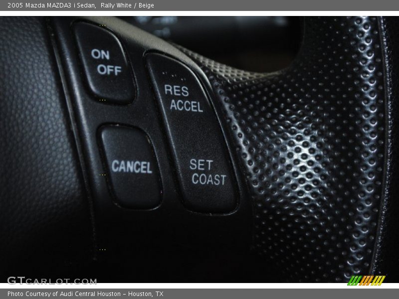Rally White / Beige 2005 Mazda MAZDA3 i Sedan