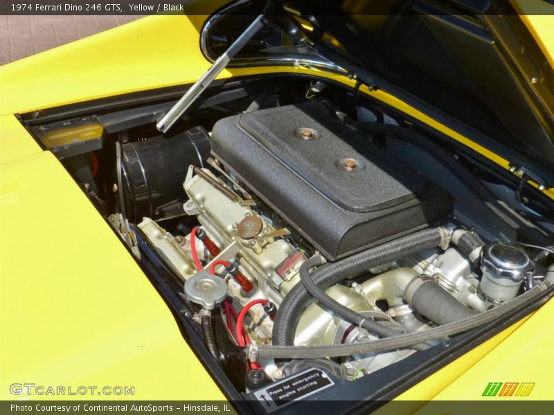  1974 Dino 246 GTS Engine - 2.4 Liter DOHC 12-Valve V6