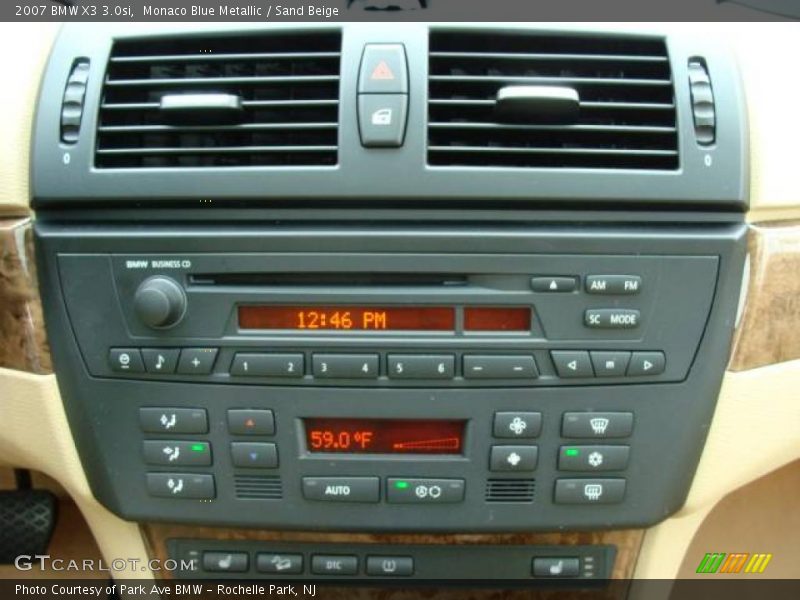 Monaco Blue Metallic / Sand Beige 2007 BMW X3 3.0si