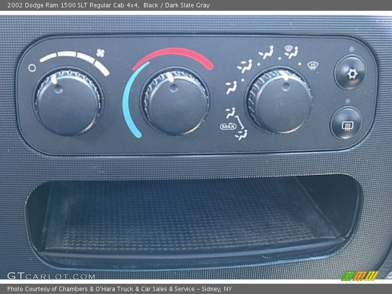 Black / Dark Slate Gray 2002 Dodge Ram 1500 SLT Regular Cab 4x4