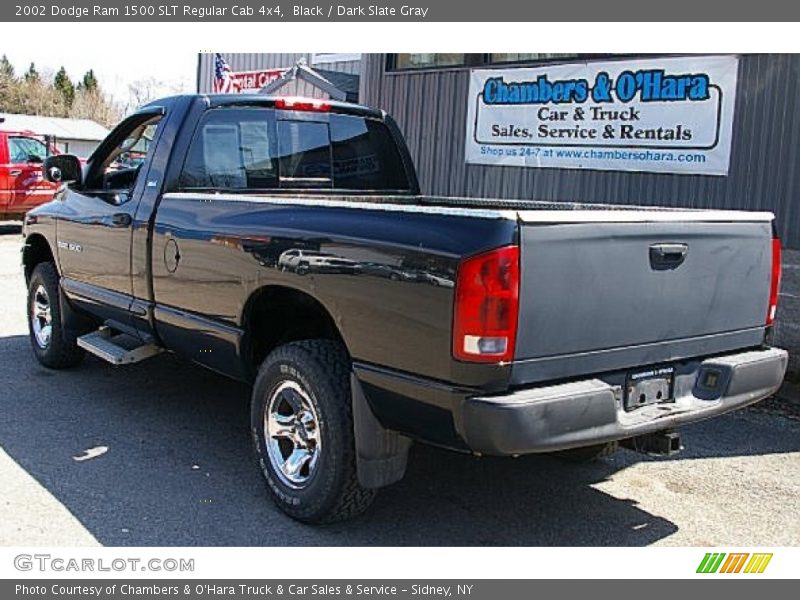 Black / Dark Slate Gray 2002 Dodge Ram 1500 SLT Regular Cab 4x4