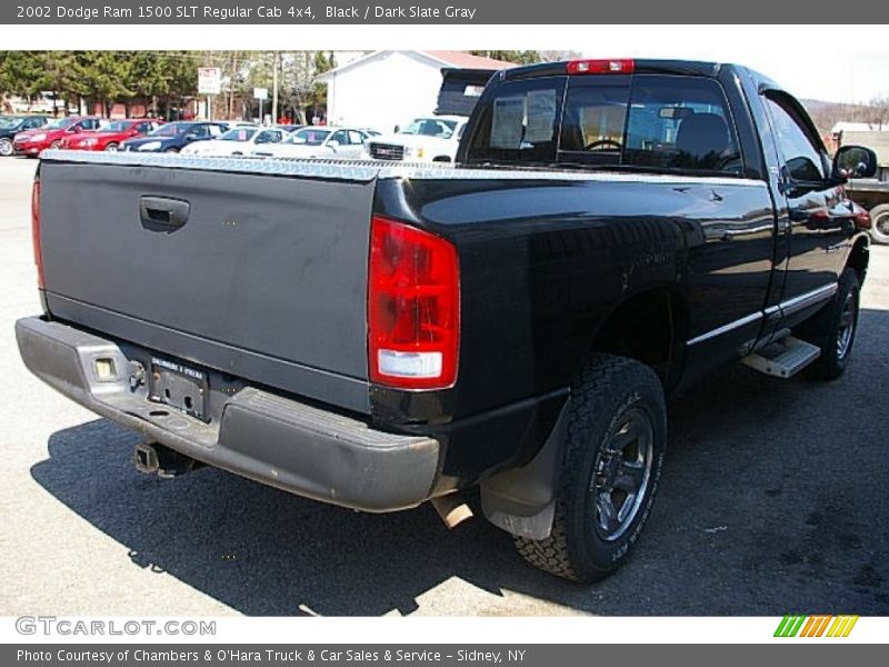 Black / Dark Slate Gray 2002 Dodge Ram 1500 SLT Regular Cab 4x4