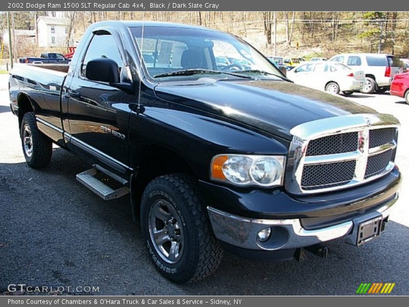 Black / Dark Slate Gray 2002 Dodge Ram 1500 SLT Regular Cab 4x4