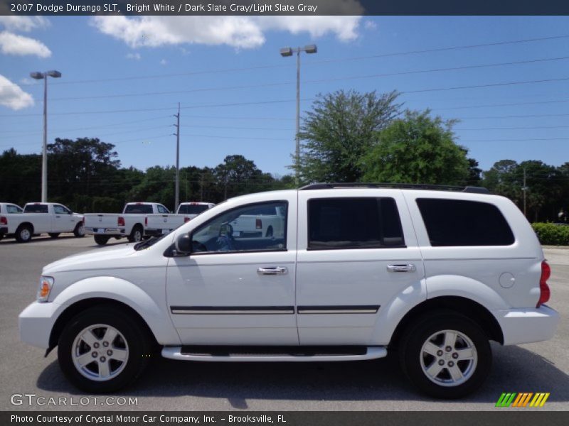Bright White / Dark Slate Gray/Light Slate Gray 2007 Dodge Durango SLT