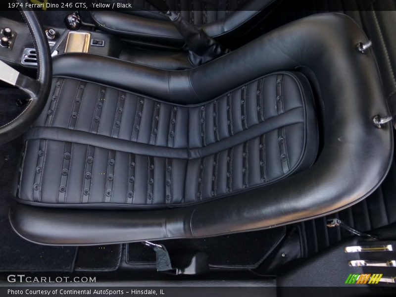 Front Seat of 1974 Dino 246 GTS