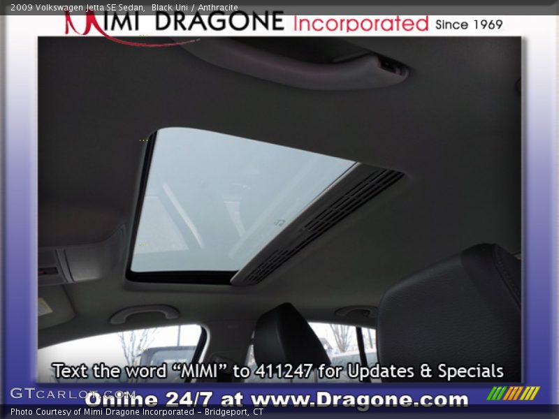 Black Uni / Anthracite 2009 Volkswagen Jetta SE Sedan