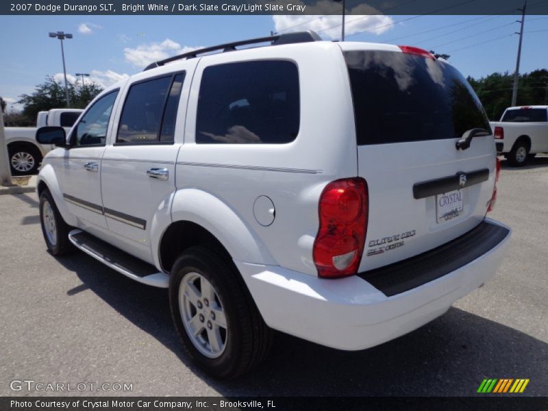 Bright White / Dark Slate Gray/Light Slate Gray 2007 Dodge Durango SLT