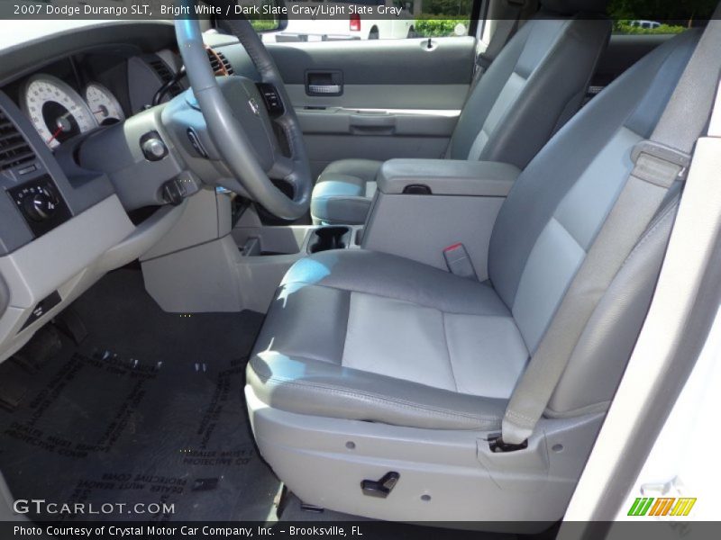 Bright White / Dark Slate Gray/Light Slate Gray 2007 Dodge Durango SLT