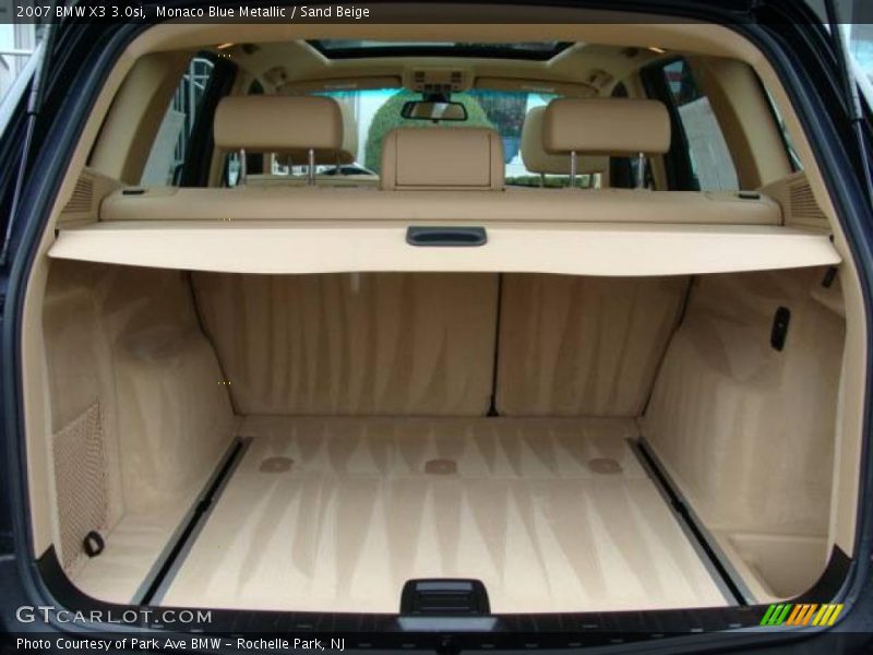 Monaco Blue Metallic / Sand Beige 2007 BMW X3 3.0si