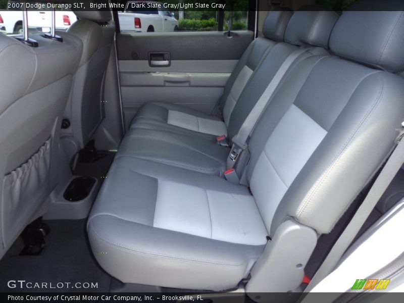 Bright White / Dark Slate Gray/Light Slate Gray 2007 Dodge Durango SLT