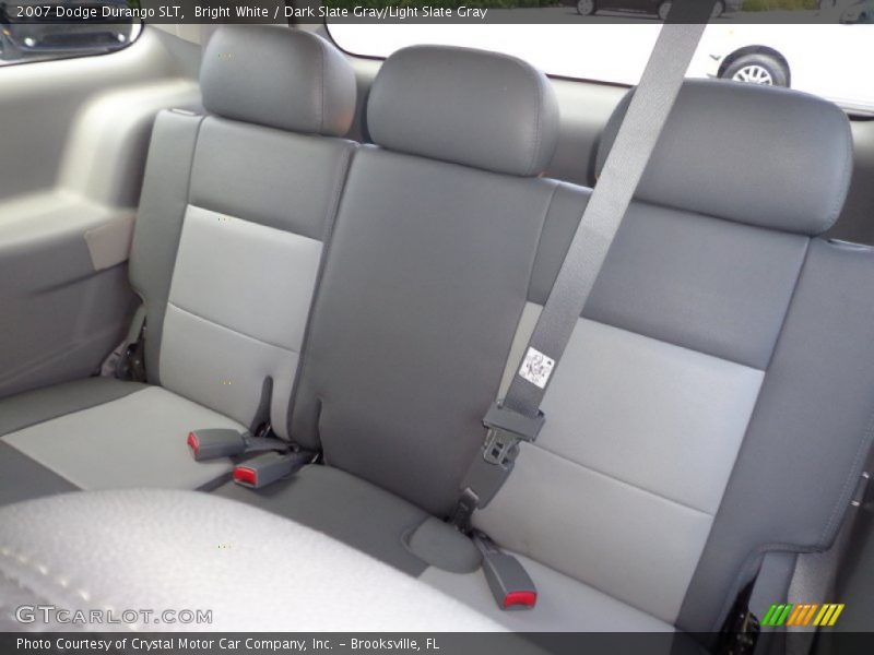 Bright White / Dark Slate Gray/Light Slate Gray 2007 Dodge Durango SLT
