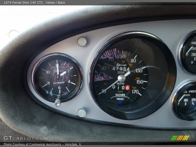  1974 Dino 246 GTS 246 GTS Gauges