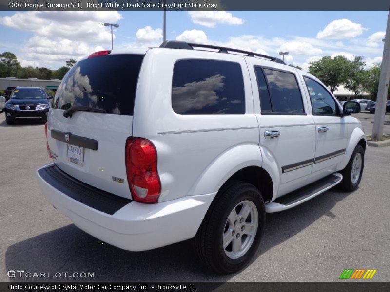 Bright White / Dark Slate Gray/Light Slate Gray 2007 Dodge Durango SLT
