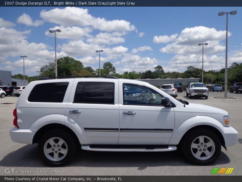 Bright White / Dark Slate Gray/Light Slate Gray 2007 Dodge Durango SLT