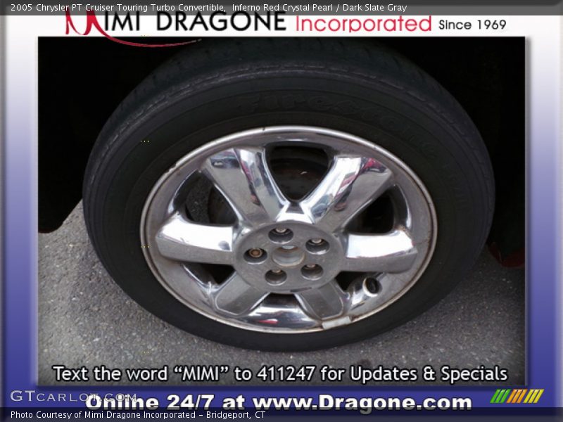 Inferno Red Crystal Pearl / Dark Slate Gray 2005 Chrysler PT Cruiser Touring Turbo Convertible