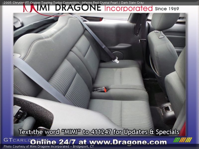 Inferno Red Crystal Pearl / Dark Slate Gray 2005 Chrysler PT Cruiser Touring Turbo Convertible